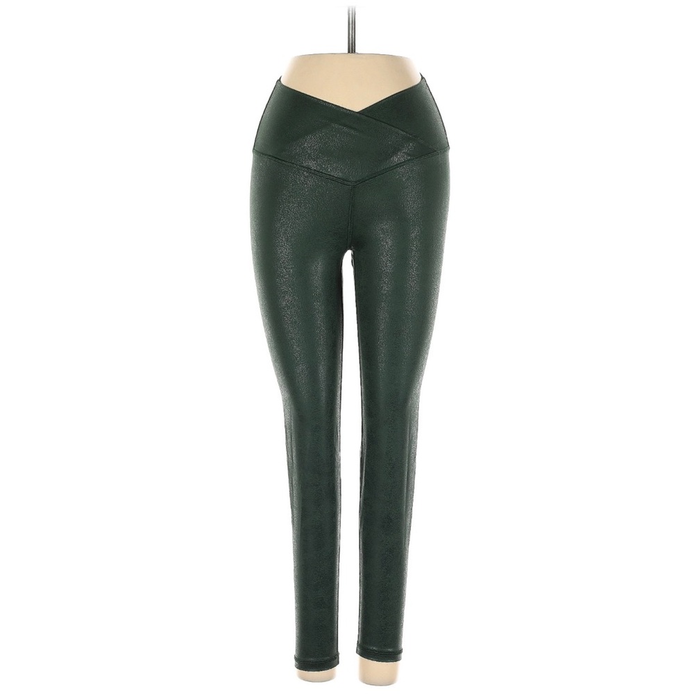 NWT Offline  Dark Green Pleather Leggings